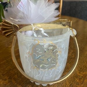 Italian crystal ice bucket